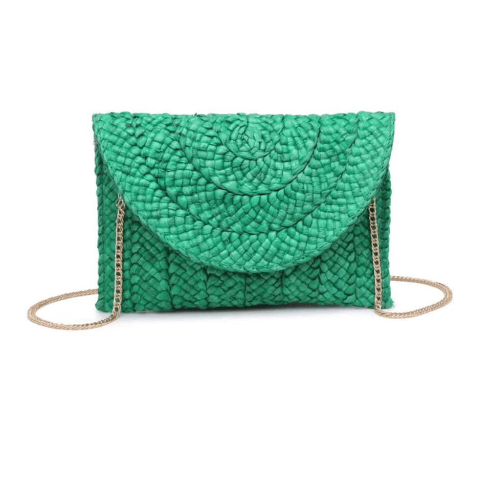 LF HANDBAGS Handbags Kelly Green Aegean Clutch