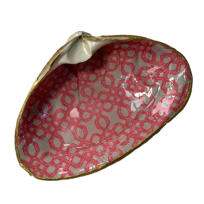 Decoupage Clam Shell