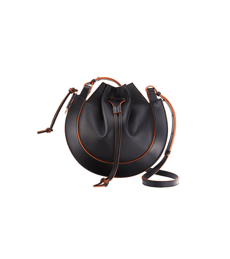 My Roommate Is A Gumiho Lee Dam (Lee Hye-ri) Inspired Bag 002 - ONE SIZE ONLY - 27 CM x 26 CM x 11 CM / Leather Material / Black - Bags