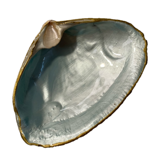 Decoupage Clam Shell
