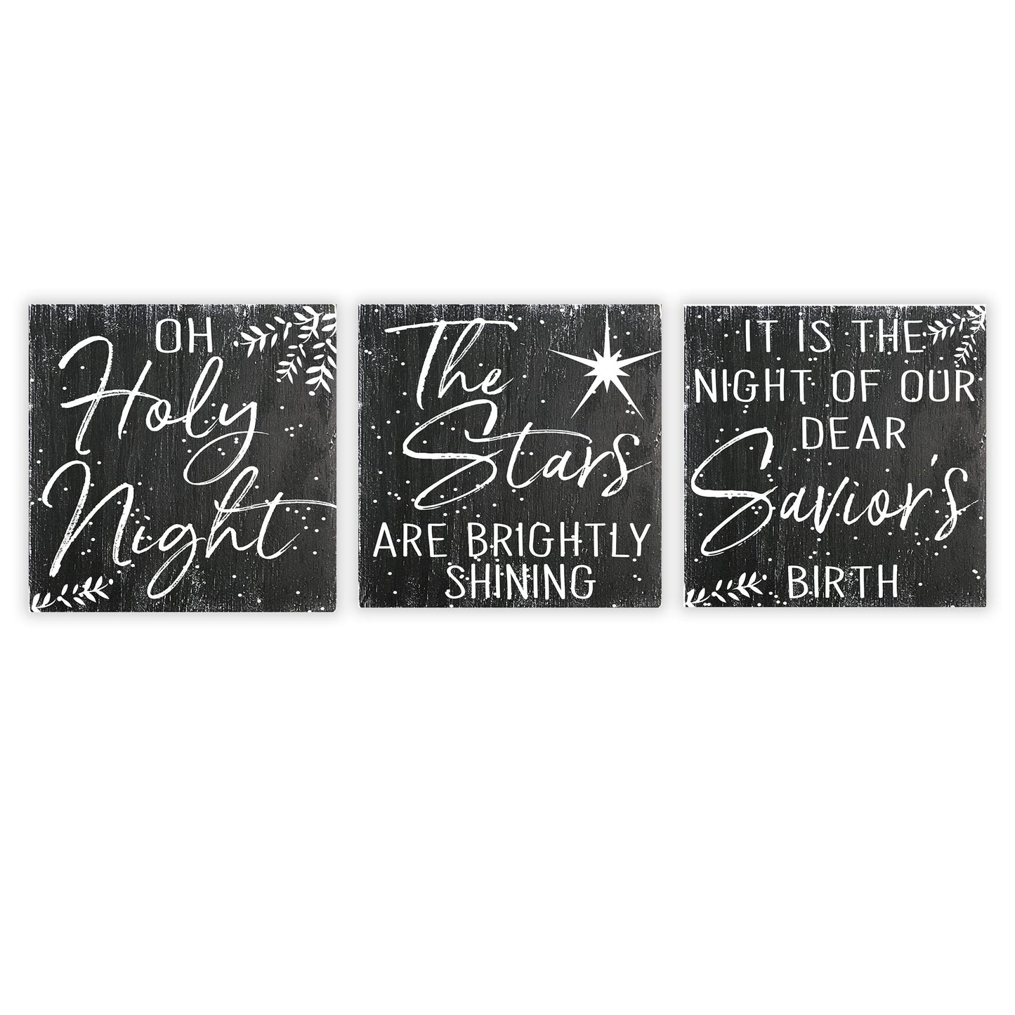 Oh Holy Night Christmas Sign