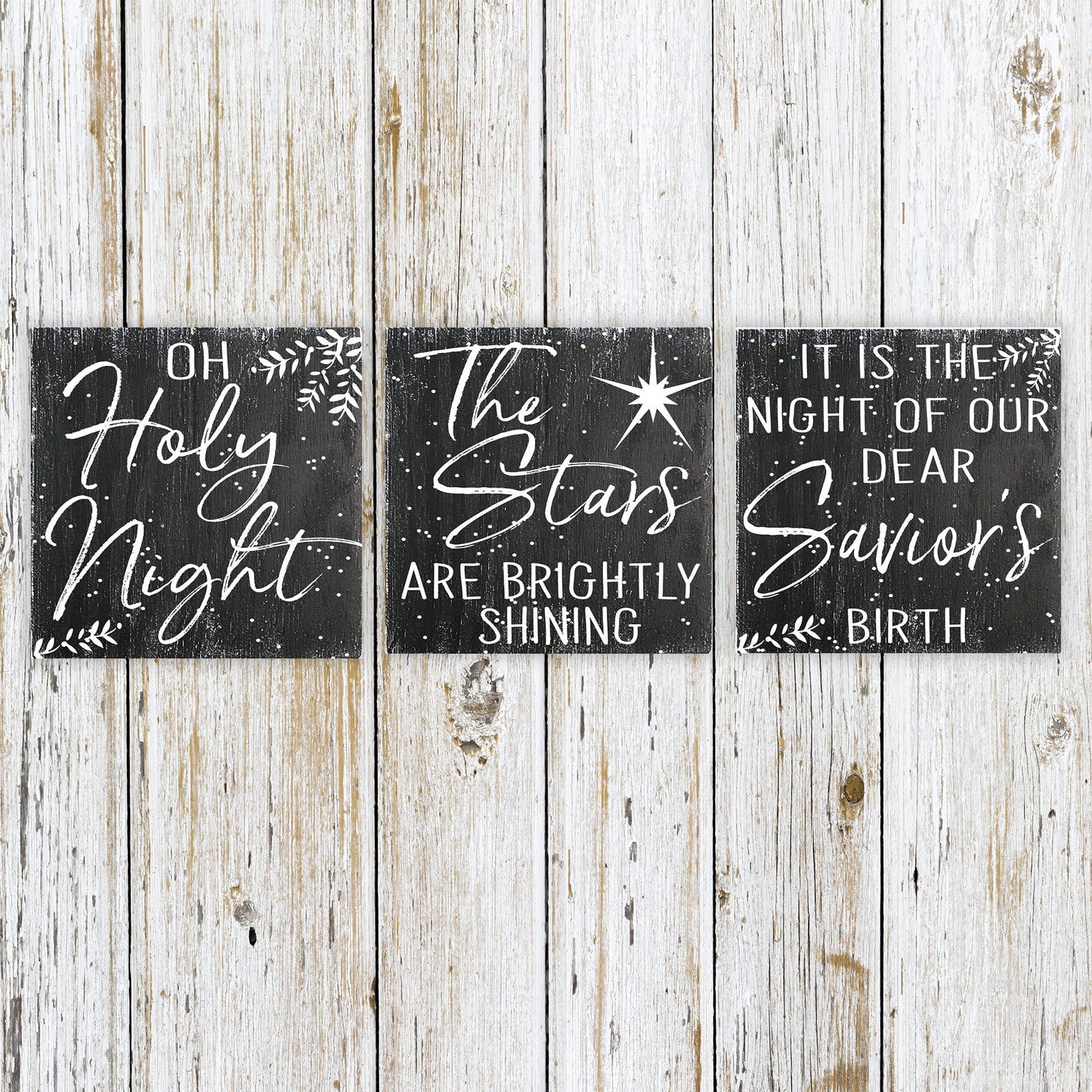 Oh Holy Night Christmas Sign