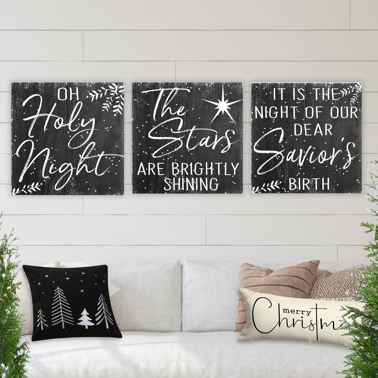 Oh Holy Night Christmas Sign