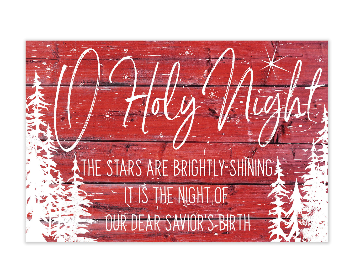 O Holy Night Christmas Sign