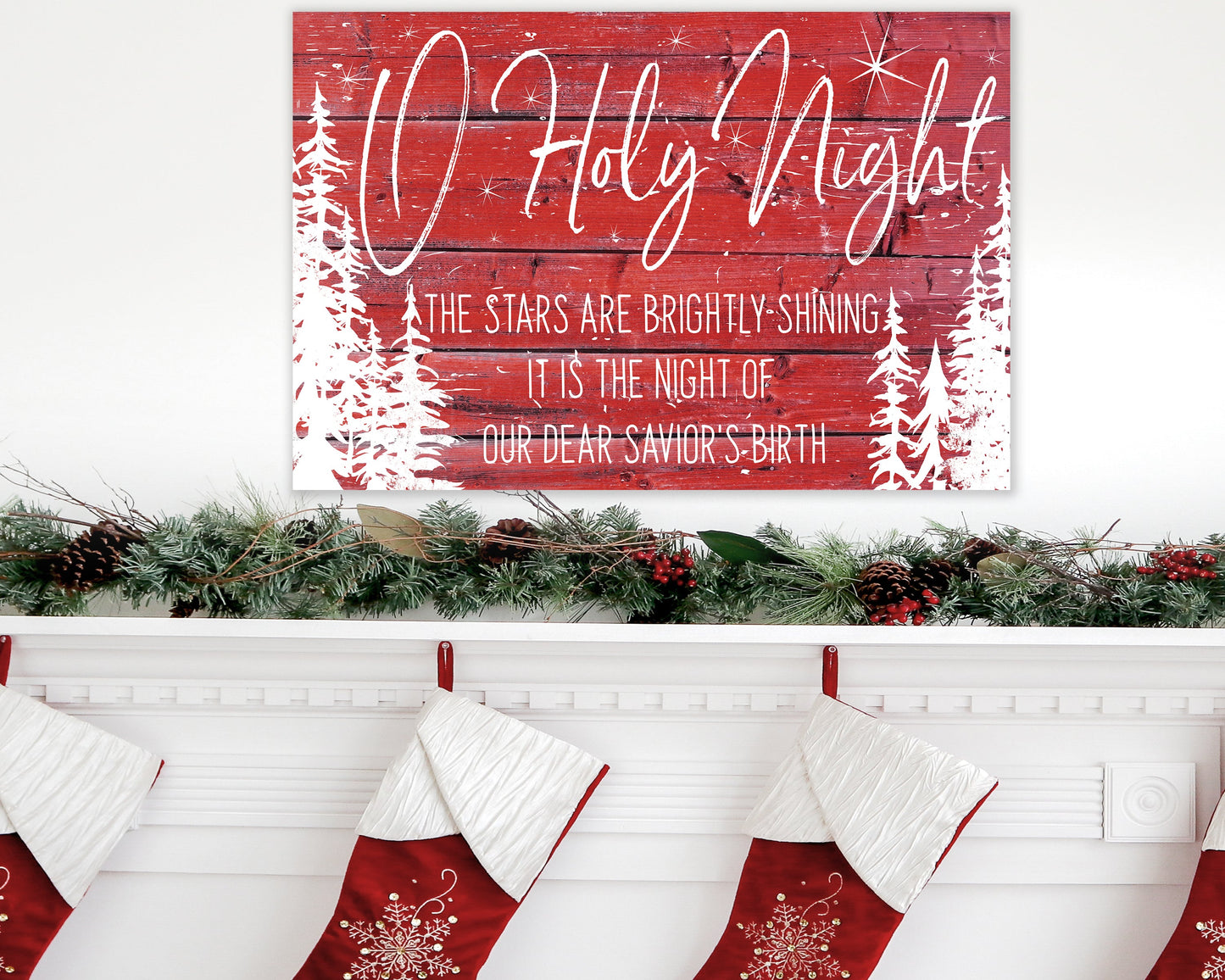 O Holy Night Christmas Sign