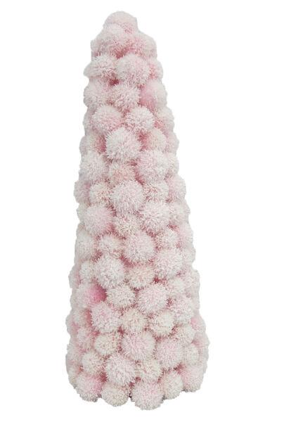 Pink Pom Pom Tree December Diamonds 18"