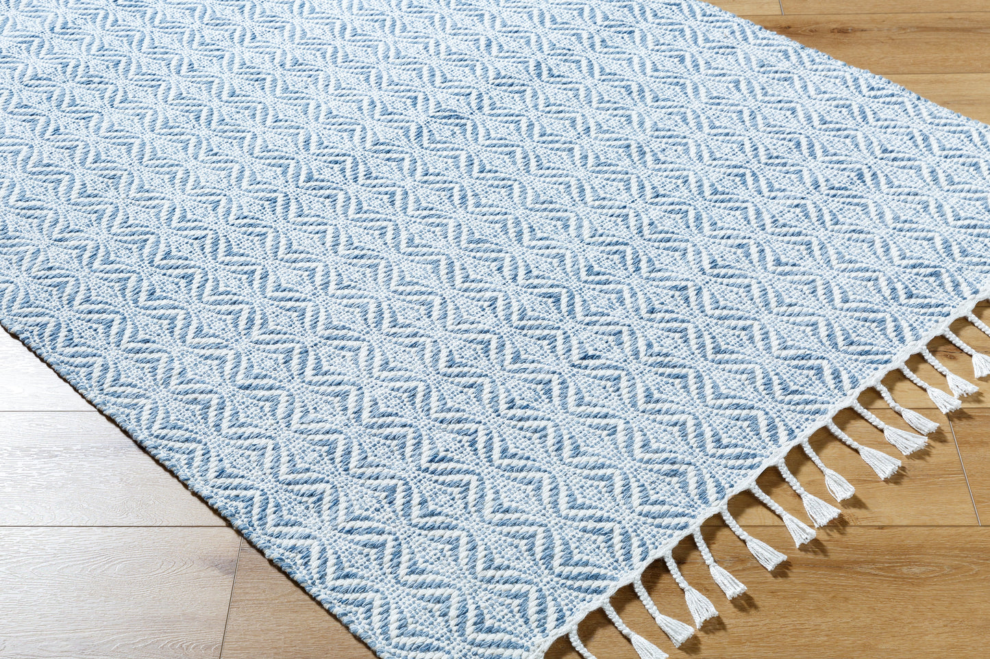 Peony PON-2304 Rug - Blue, White