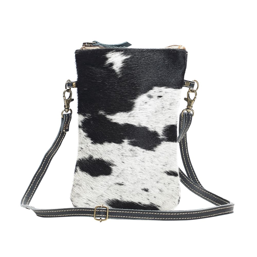 Myra Bag Black & White Crossbody Bag