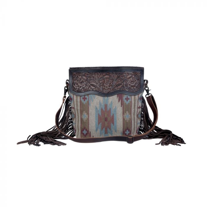 Myra Bag Mercury Hand-Tooled Bag