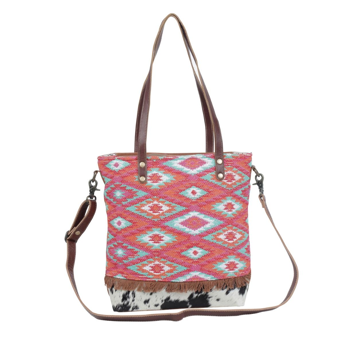 Myra Bag Pink Charm Tote Bag