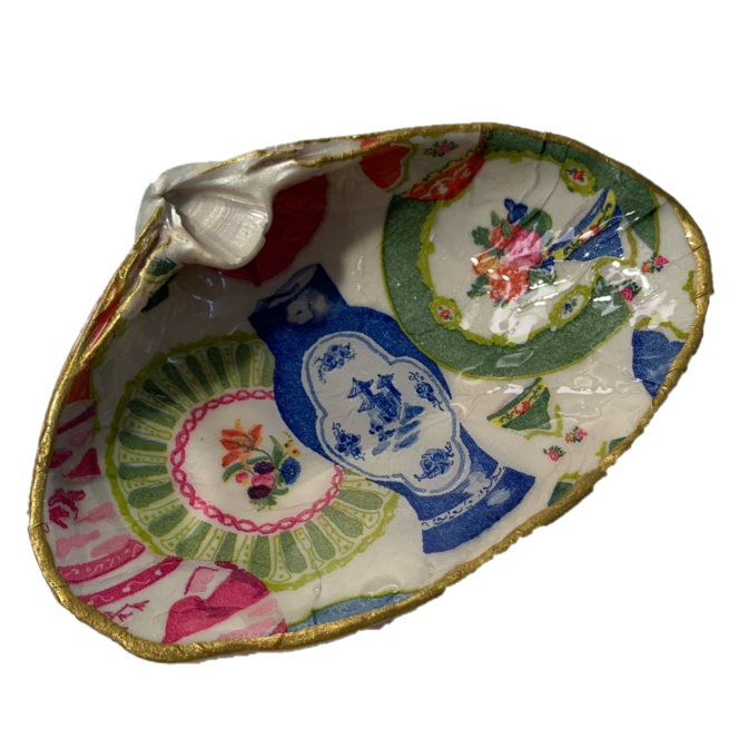 Decoupage Clam Shell