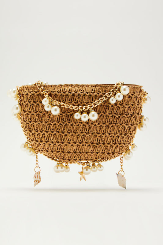 Call Me on My Shellphone Handbag II - Tan