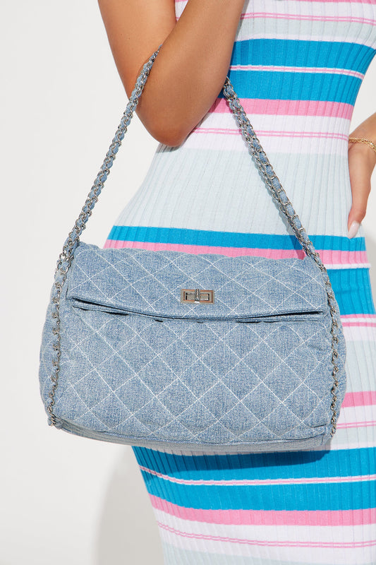 City Dreams Handbag - Light Wash