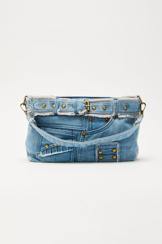 Casual But Never Basic Handbag - Light Wash