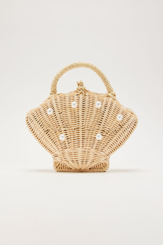 Mother Pearl Clutch - Natural/Combo