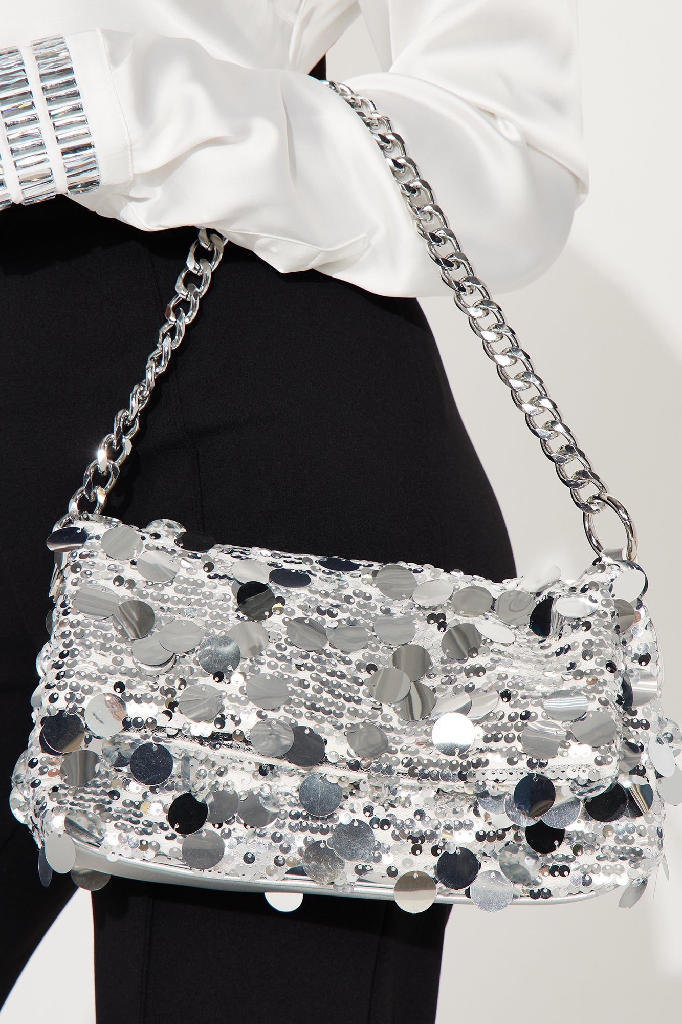 Partying All Weekend Handbag - Silver