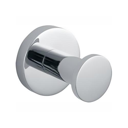 Basic HAK4 Wall-Mounted Towel or Coat Hook, 2" by Decor Walther Robe Hooks Decor Walther Chrome