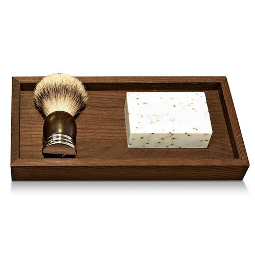 Wood WOKB Rectangular Tray, 9.8" by Decor Walther Decor Walther Dark Ash