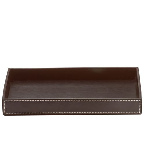 Brownie TAB Medium Rectangular Tray, 8.7" by Decor Walther Decor Walther Brown