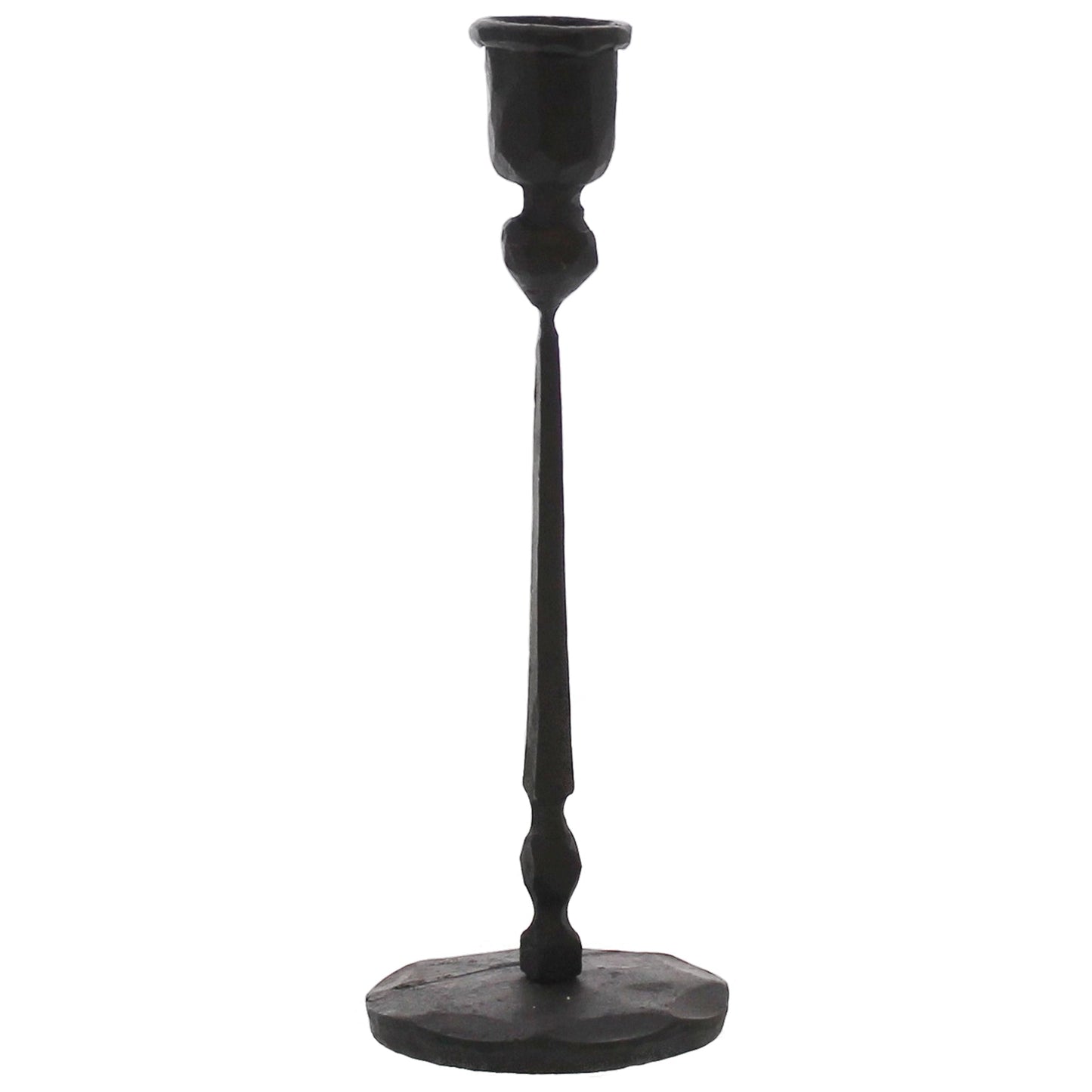 Palermo Iron Taper Candle Holder- Black
