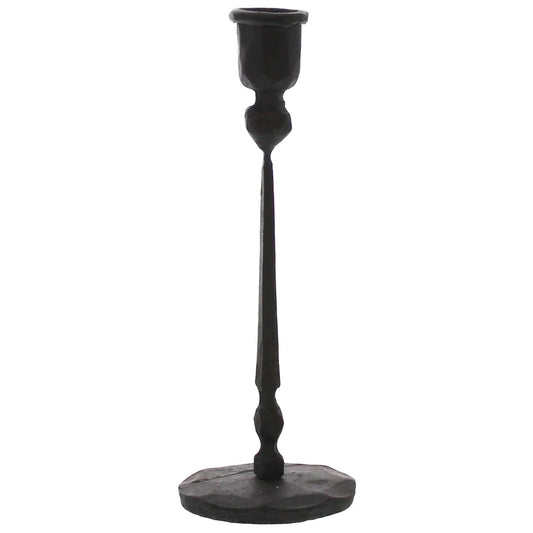 Palermo Iron Taper Candle Holder- Black