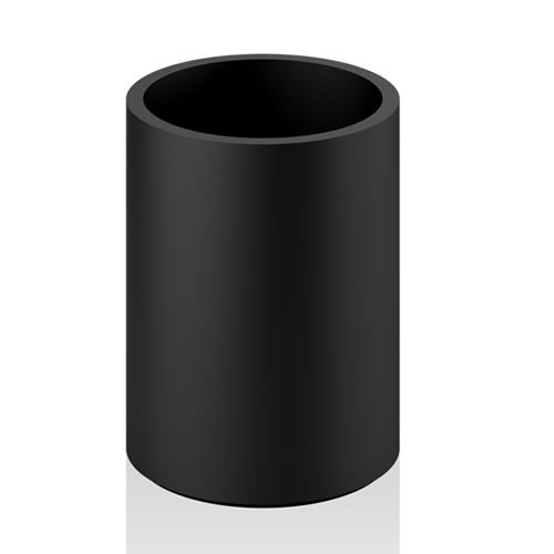 Stone Tumbler or Toothbrush Holder by Decor Walther Decor Walther Black