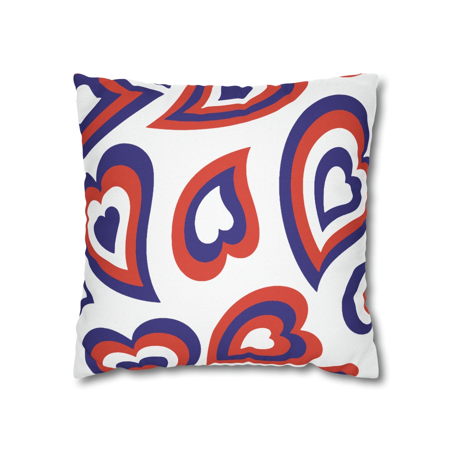Retro Heart Pillow - Orange and Purple, Heart Pillow, Hearts, Valentine's Day, Clemson, Tigers, Bed Party Pillow, Sleepaway Camp Pillow,Camp