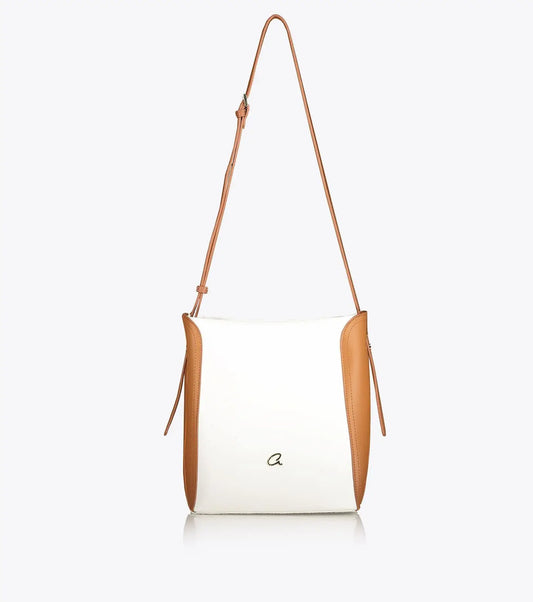 Axel Two-Tone Crossbody Bag Serenity -Cream