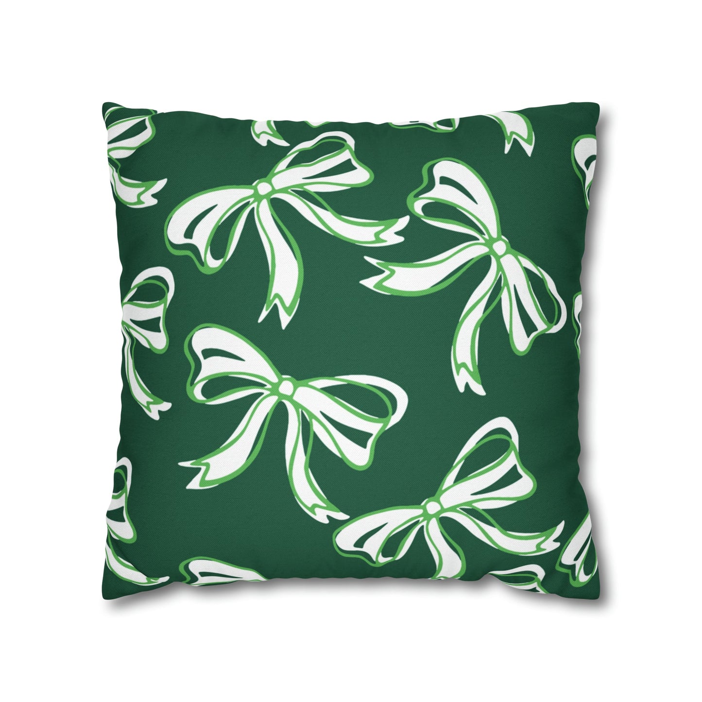 Trendy Bow College Pillow Cover - Dorm Pillow,Graduation Gift,Bed Party Gift,Acceptance Gift,College Gift, Binghamton Bearcats, BING