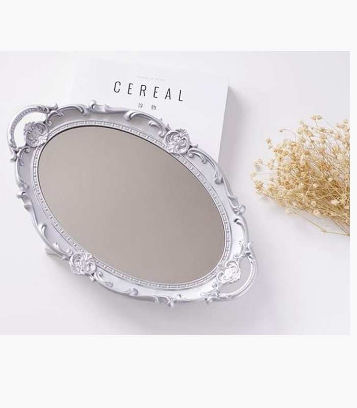 Mirror Tray Retro Size 38x24cm, Mirror Tray