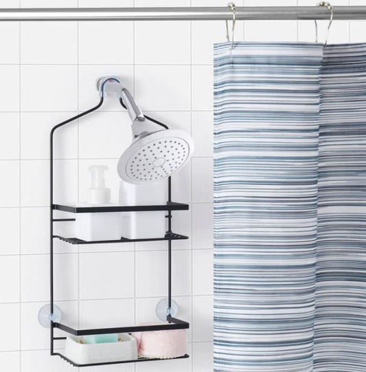 15pc Shower Curtain Bundle Set-gray