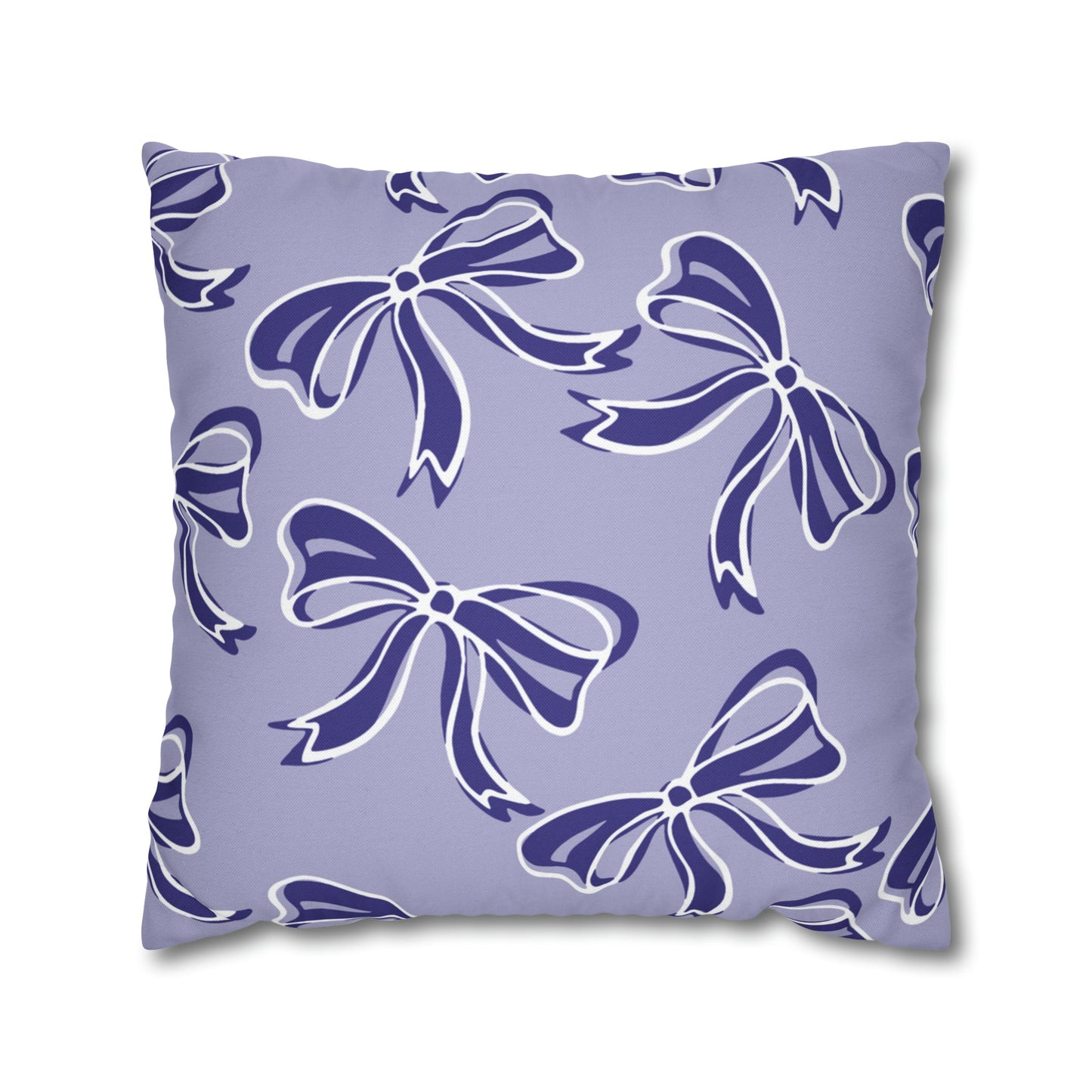 Trendy Bow College Pillow Cover - Dorm Pillow, Graduation Gift, Bed Party Gift, Acceptance Gift, College Gift, Northwestern, High Point