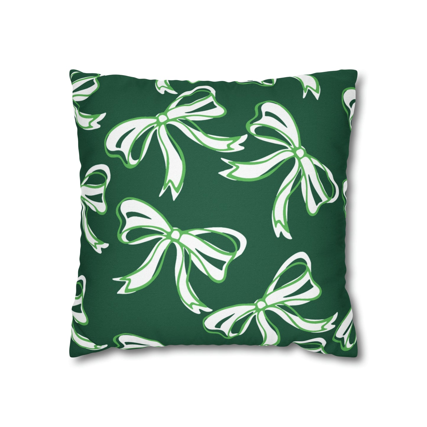 Trendy Bow College Pillow Cover - Dorm Pillow,Graduation Gift,Bed Party Gift,Acceptance Gift,College Gift, Binghamton Bearcats, BING