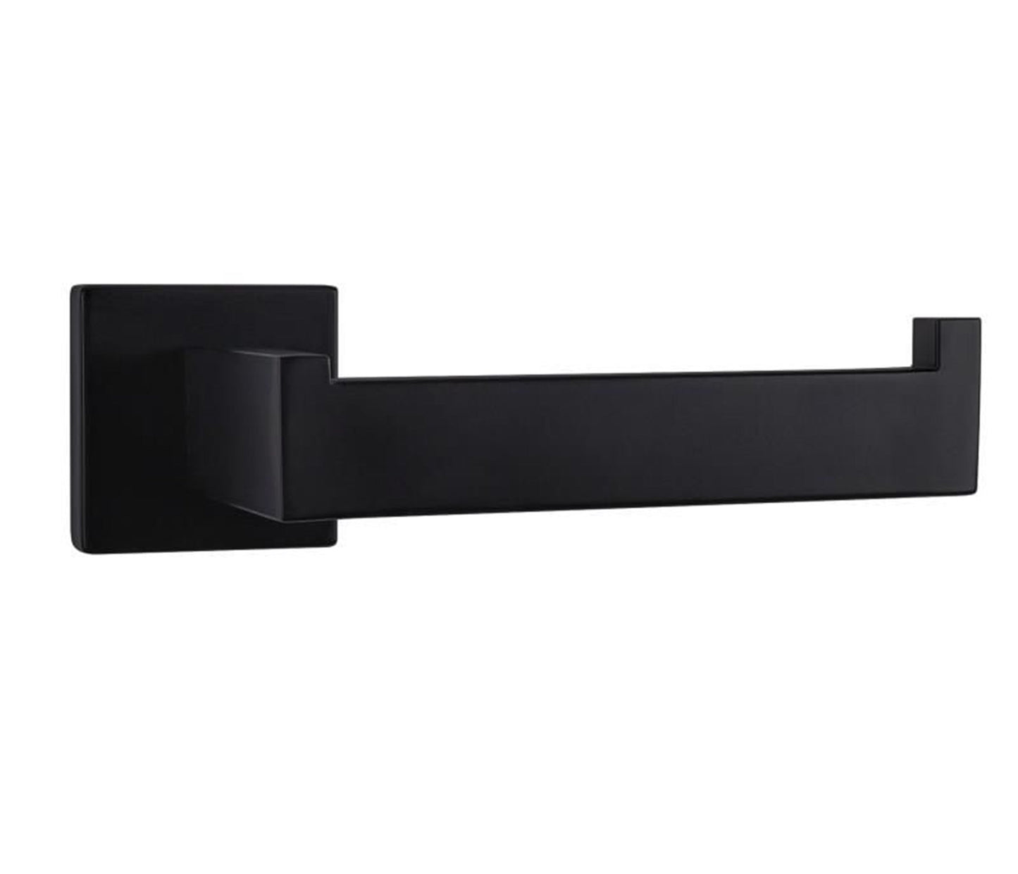 Bagno Lucido Stainless Steel Toilet Paper Holder - Matte Black