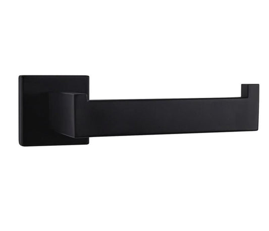 Bagno Lucido Stainless Steel Toilet Paper Holder - Matte Black