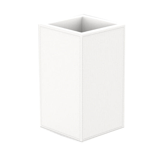 Decor Walther Brownie KOE Faux Leather Container, 4.9"