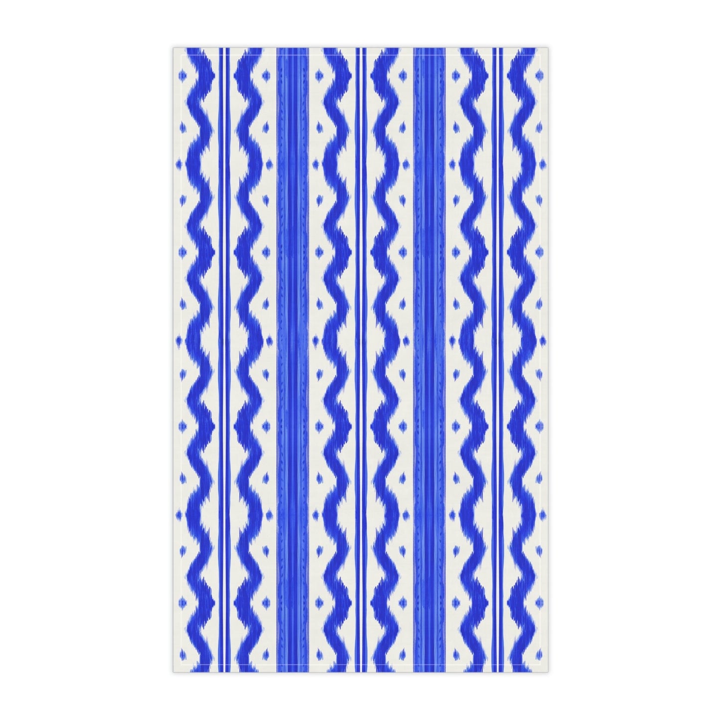 Coastal Blue Ikat Kitchen Towel