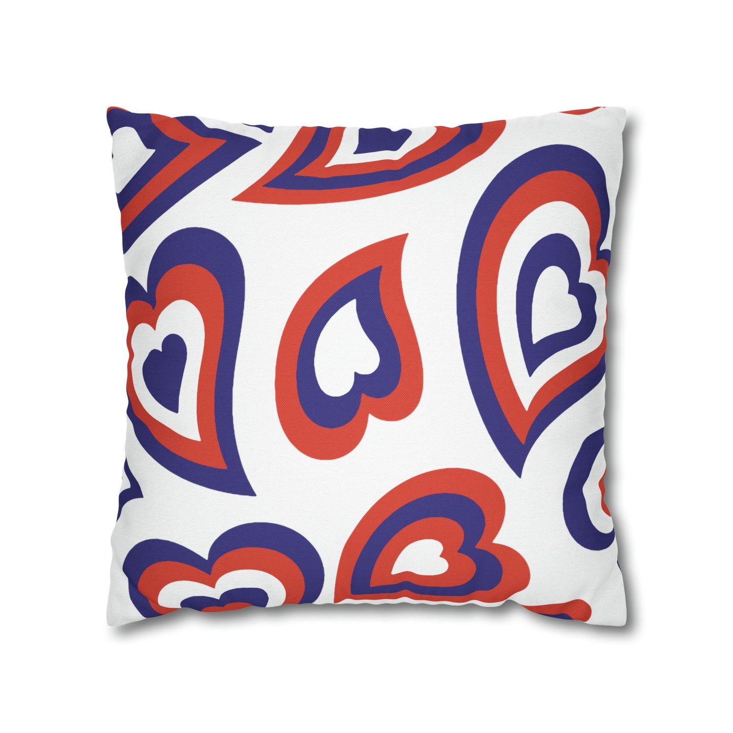 Retro Heart Pillow - Orange and Purple, Heart Pillow, Hearts, Valentine's Day, Clemson, Tigers, Bed Party Pillow, Sleepaway Camp Pillow,Camp