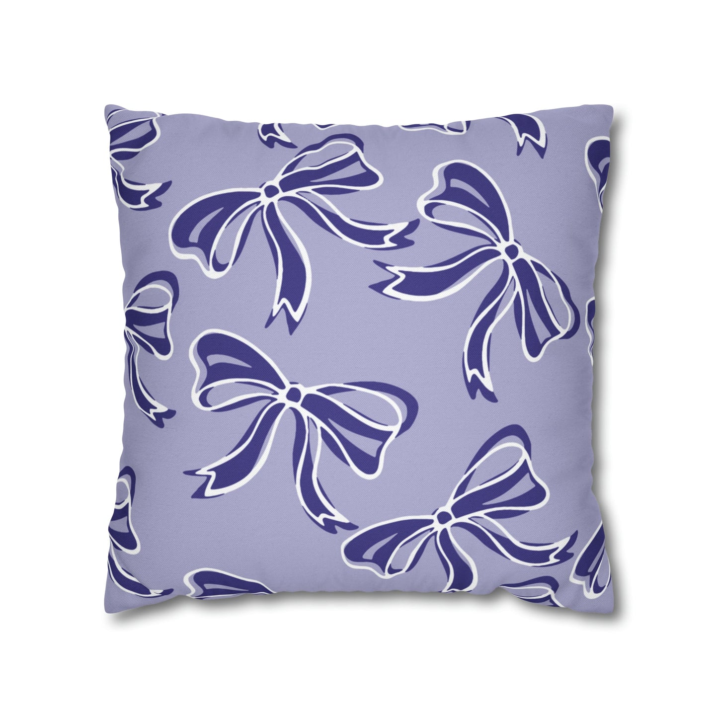Trendy Bow College Pillow Cover - Dorm Pillow, Graduation Gift, Bed Party Gift, Acceptance Gift, College Gift, Northwestern, High Point