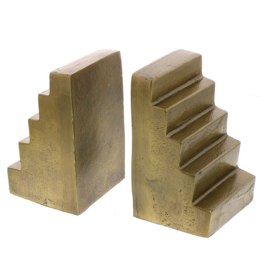 Staircase Bookends- Brass