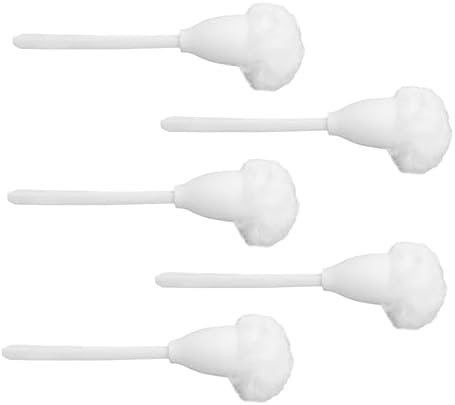 Cabilock 5pcs Soft Toilet Brush Drill Bit Holder Electric Cleaning Brushes for Household Use Bathtub Handle Swab Toilet Brush Mop Toilet Scrubber Toilet Brush Swab Toilet Cleaners White