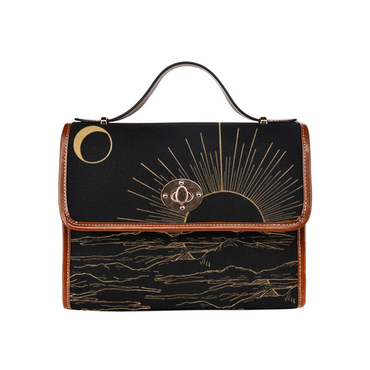 Witchy Sunset Purse Black