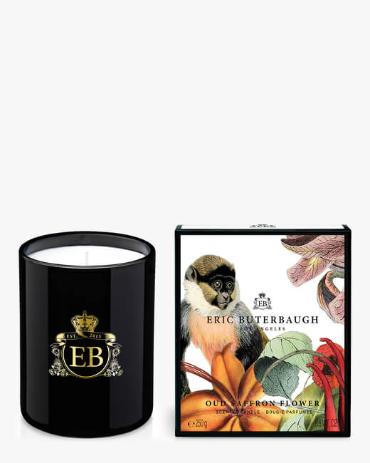 Oud Saffron Flower Candle 240g