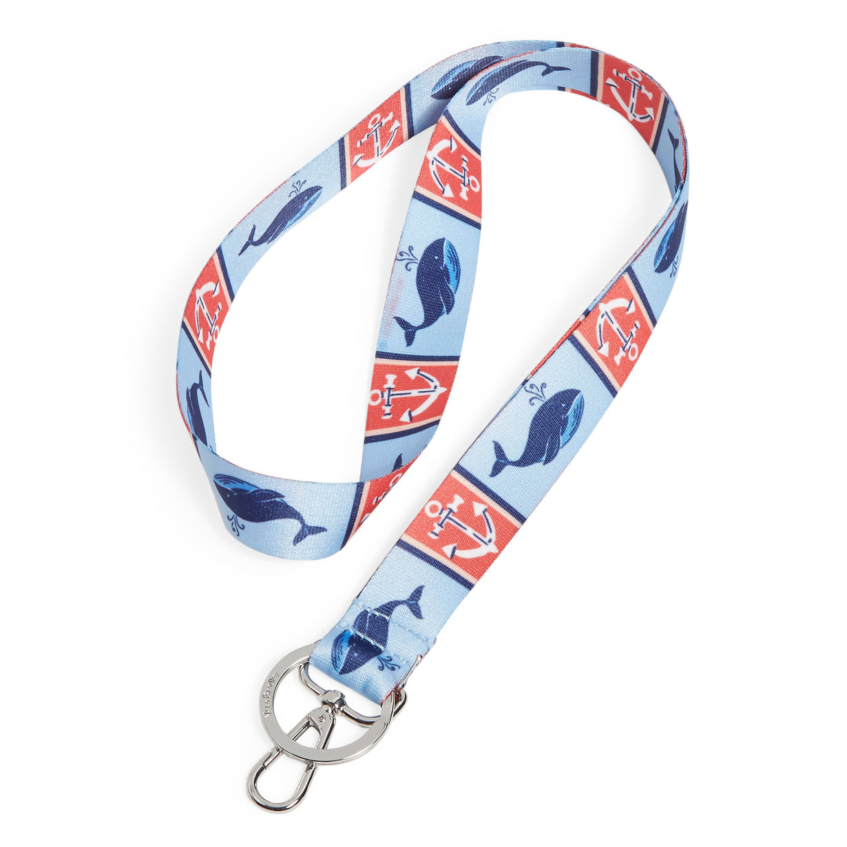 Wide Lanyard - Regatta Whale Blue