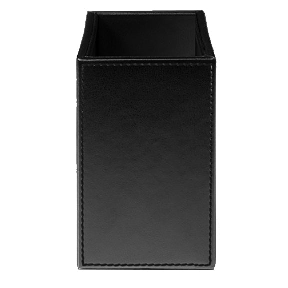 Decor Walther Brownie KOE Faux Leather Container, 4.9"