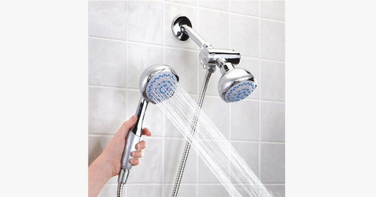 Dual Shower Head Deluxe Combo - Add luxury to your showers!