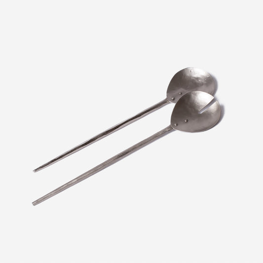 Forge Pewter Salad Servers
