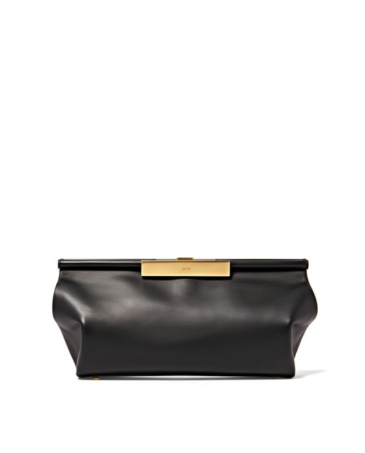 Black clutch bag