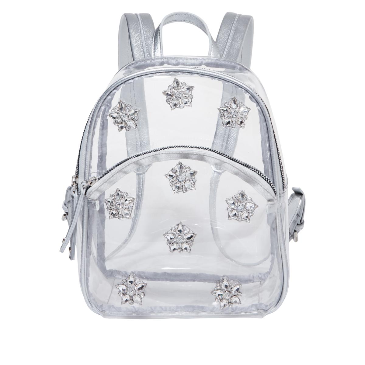 Betsey Johnson If The Bag Fits Clear Mini Backpack