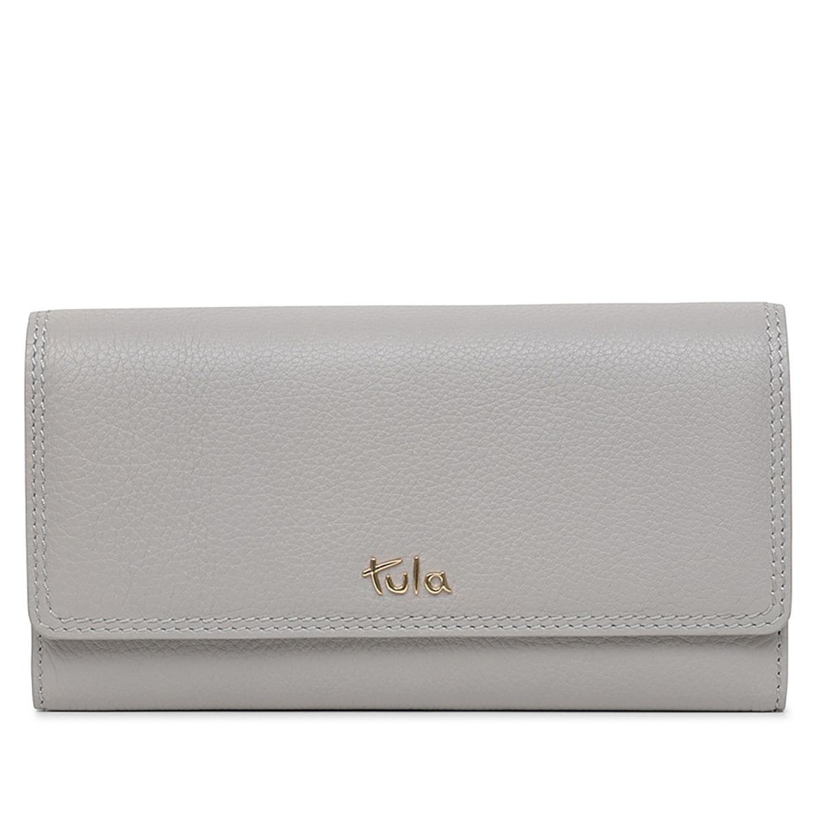 Tula England Large Grainy Leather Matinee Wallet